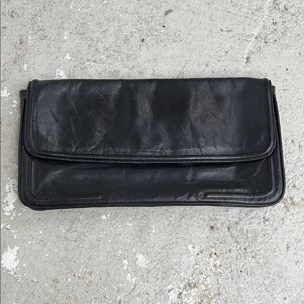 Birdies envelope leather clutch